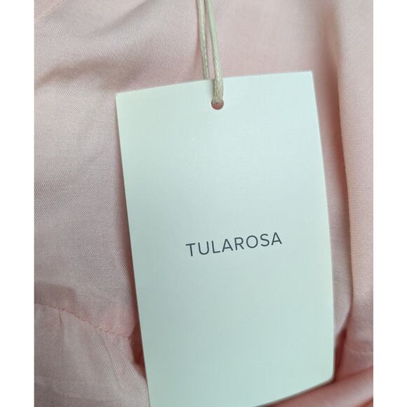 Tularosa Julianna Maxi Dress Pink Gingham Checkered Small - Picture 5 of 6